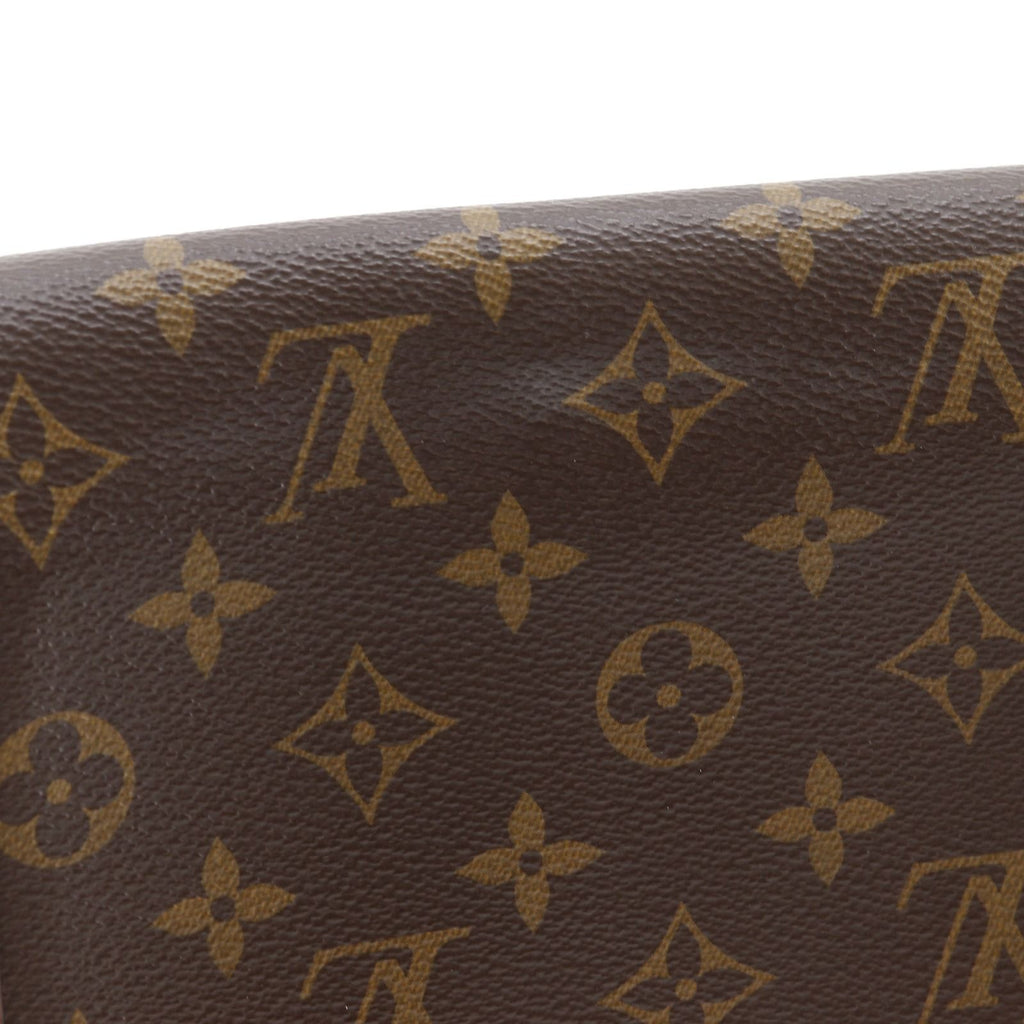 Louis Vuitton Dauphine Mini Monogram Reverse Canvas Brown Shoulder — view 9