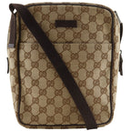 Gucci GG Canvas Brown Shoulder