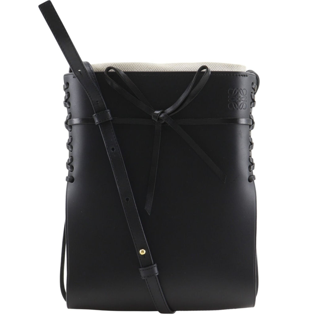 Loewe Ikebana Small Calf Black Shoulder