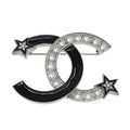 Chanel Brooch Black