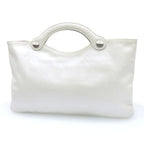 Chanel Quilted Clutch White — view 2