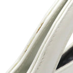 Chanel Quilted Clutch White — view 5