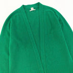 Hermes Logo Green Cashmere Long Cardigan — view 5