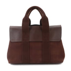 Hermes Valparaiso PM Hand Bag Toilet Blanc Leather Havana Silver — view 3