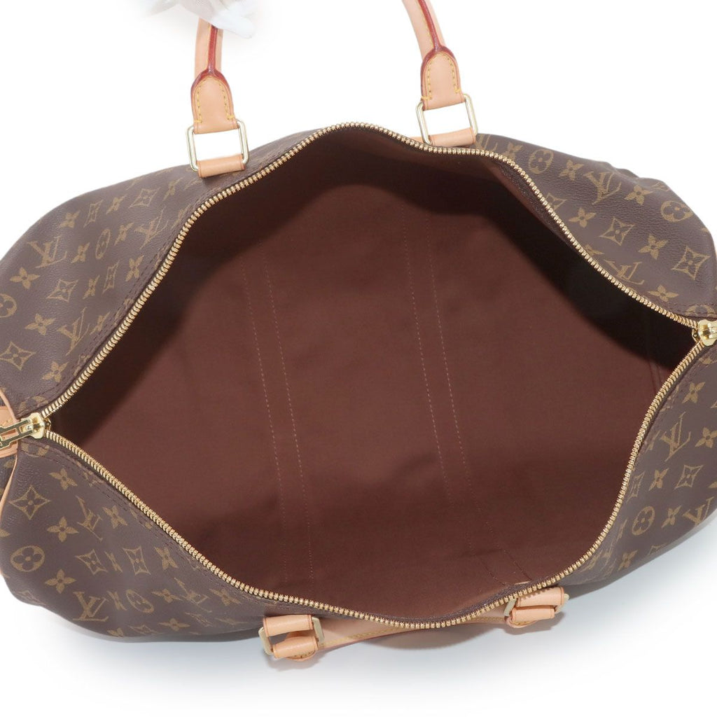 Louis Vuitton Monogram Keepall 50 Boston Bag Brown — view 6