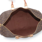 Louis Vuitton Monogram Keepall 50 Boston Bag Brown — view 6