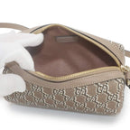 Gucci GG Shadow Shoulder Bag Supremecanvas Leather Beige — view 7