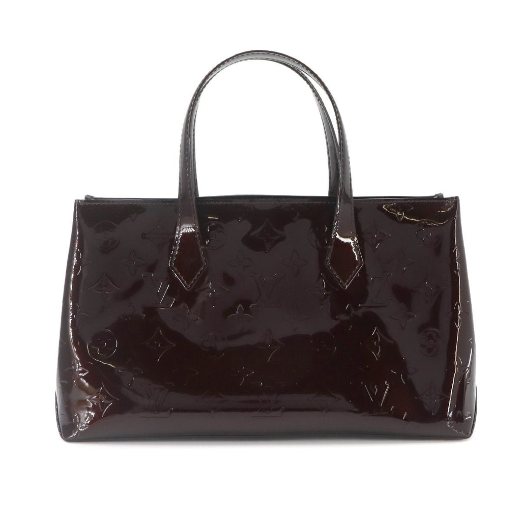 Louis Vuitton PM Monogram Vernis Hand Bag Leather Amarante — view 3