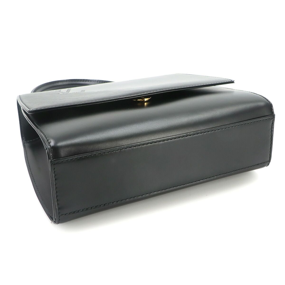 Louis Vuitton Opera Athens Hand Bag Leather Noir Black Gold — view 4