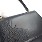 Louis Vuitton Opera Athens Hand Bag Leather Noir Black Gold — view 8