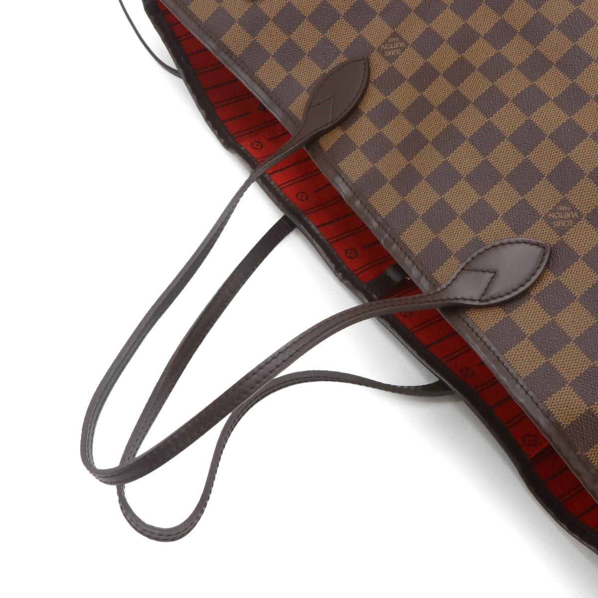 Louis Vuitton Damier Neverfull GM Tote Ebene Cerise Gold — view 5