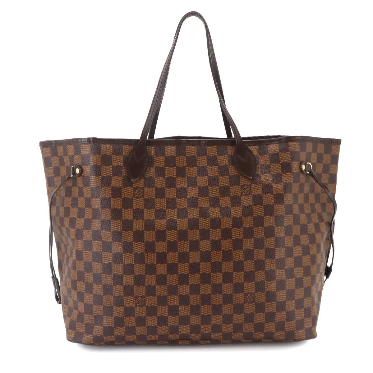 Louis Vuitton Damier Neverfull GM Tote Ebene Cerise Gold — view 2
