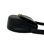 Celine Bagged Vintage Carriage Calf Leather Shoulder Bag Pochette Sakosh Black — view 6