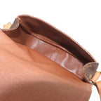 Louis Vuitton Monogram Mini Shoulder Bag Brown Cartouchiere — view 7