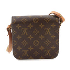 Louis Vuitton Monogram Mini Shoulder Bag Brown Cartouchiere — view 2