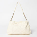 Chanel Shoulder Bag Chain Floral White Red Green Gold Lambskin — view 2