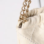 Chanel Shoulder Bag Chain Floral White Red Green Gold Lambskin — view 4