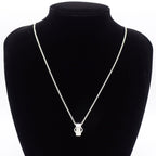 Gucci Interlocking Cutout Necklace 925 Sterling Silver — view 7