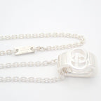 Gucci Interlocking Cutout Necklace 925 Sterling Silver — view 5