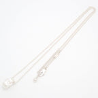 Gucci Interlocking Cutout Necklace 925 Sterling Silver — view 2