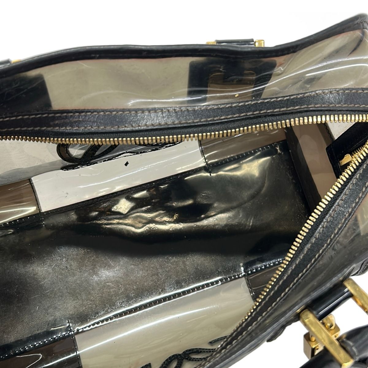 Loewe Handbag Amazona Clear Black Edicion Especial Primavera Leather — view 7