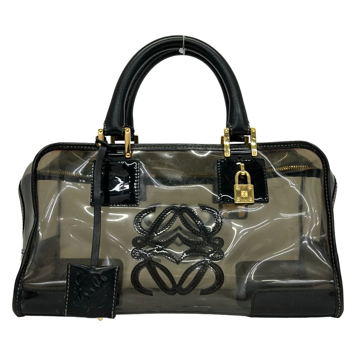 Loewe Handbag Amazona Clear Black Edicion Especial Primavera Leather
