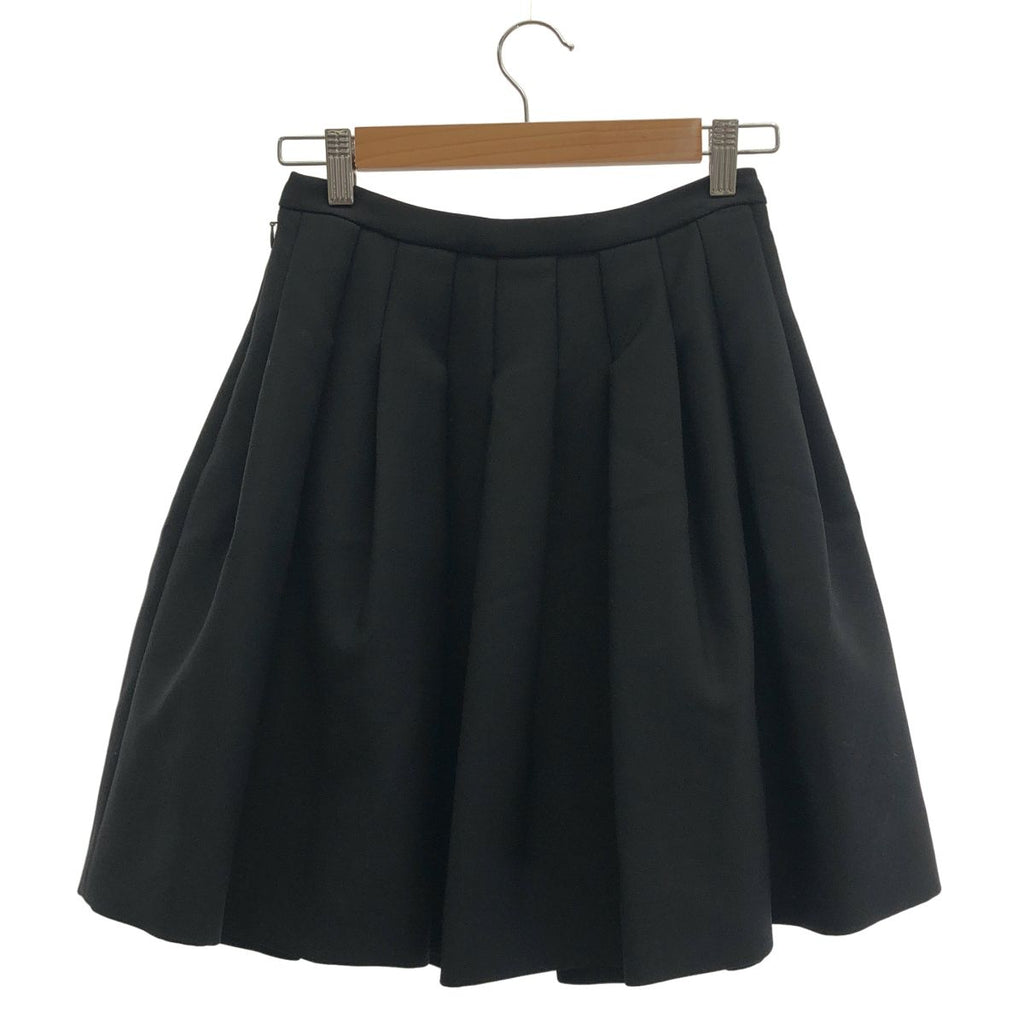 Dior Navy Wool Flare Miniskirt 34 Dress — view 2