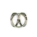 Hermes Scarf Ring Trio Silver