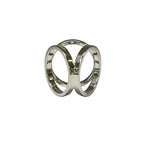 Hermes Scarf Ring Trio Silver — view 2
