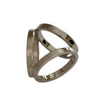 Hermes Scarf Ring Trio Silver — view 4