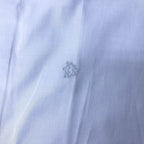 Dior Kept Cotton Shirt Long Sleeve One Point Embroidery Dress 39 Blue — view 8
