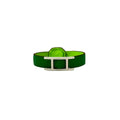 Hermes Bracelet Behapi Leather Green Yellow Silver Petite