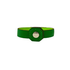 Hermes Bracelet Behapi Leather Green Yellow Silver Petite — view 3