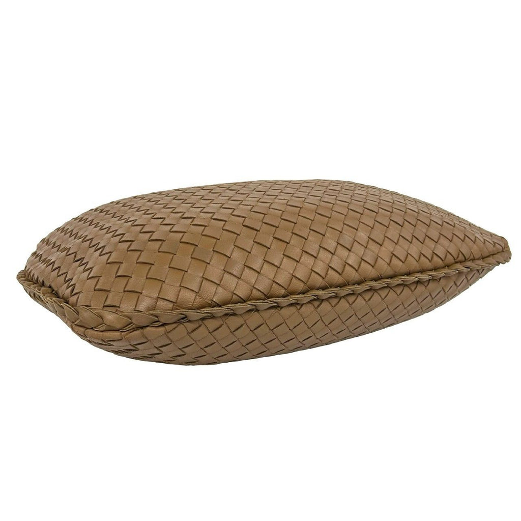 Bottega Veneta Hobo Intrecht Leather Handbag Mini Tote Brown — view 7