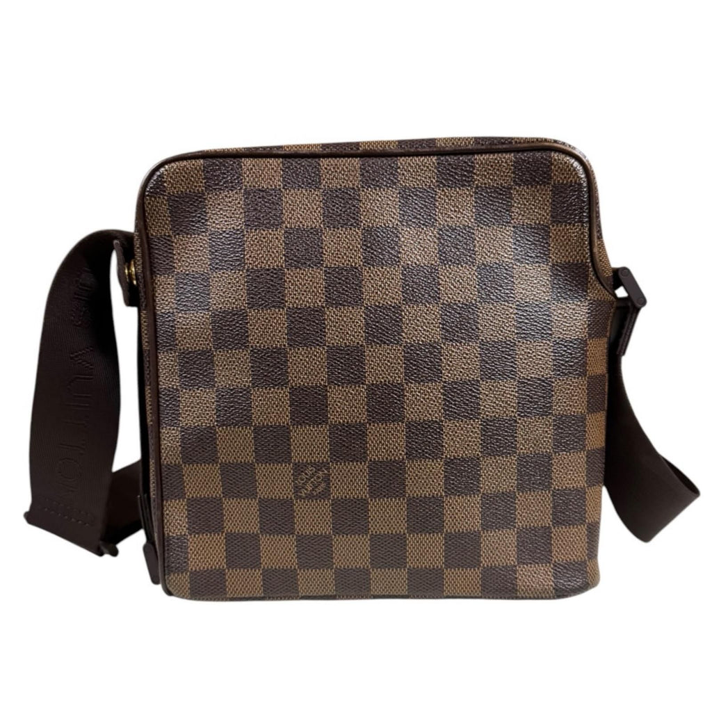 Louis Vuitton Olaf PM Damier Shoulder Bag Canvas Brown — view 3