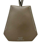 Hermes Veau Swift Large Clochette Necklace Etoupe