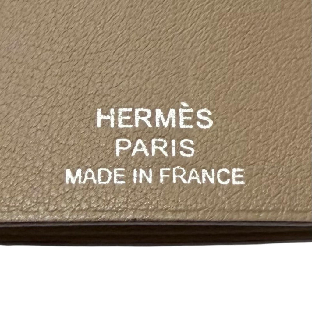 Hermes Veau Swift Large Clochette Necklace Etoupe — view 6
