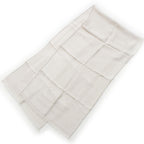 Hermes Silk les Sangles Echarpe Shawl Gray Scarf