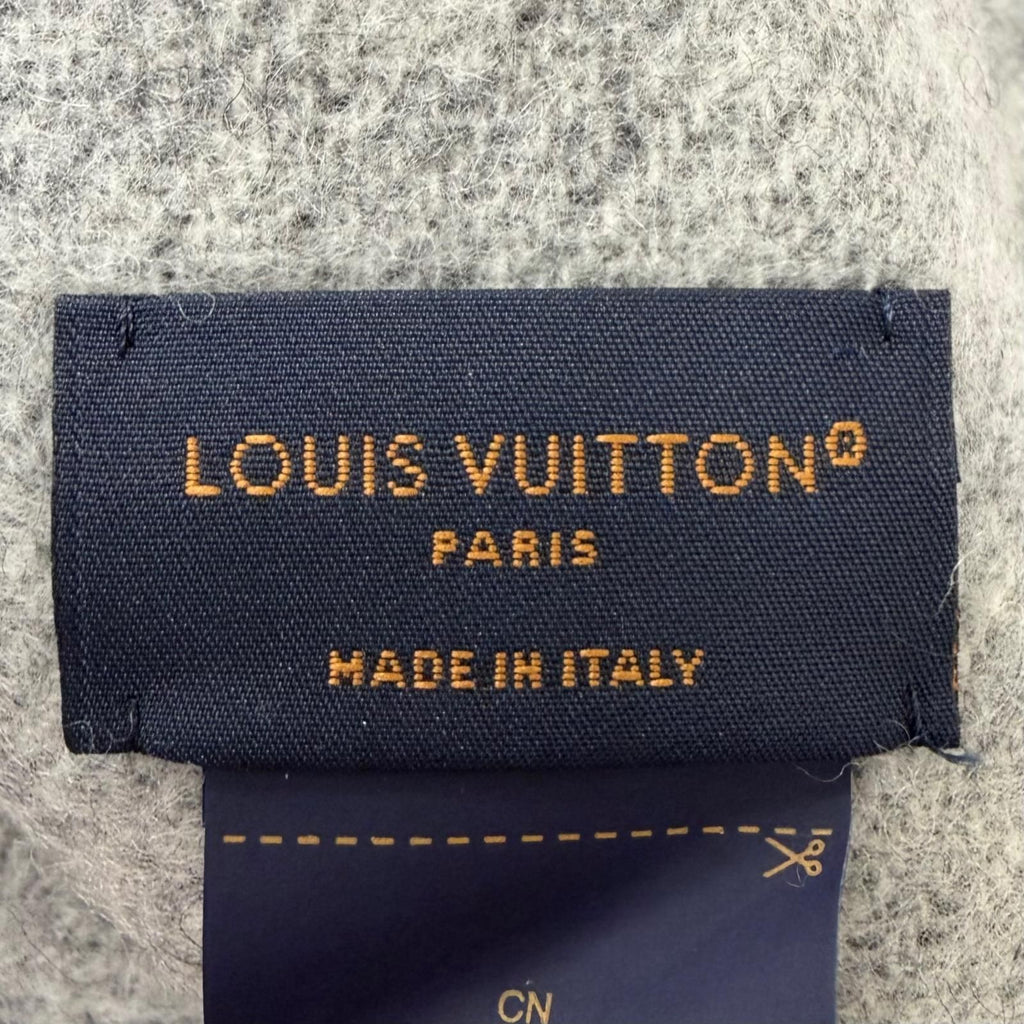 Louis Vuitton Echarpe Reykjavik Cashmere Scarf Black — view 7