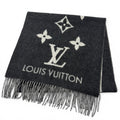 Louis Vuitton Echarpe Reykjavik Cashmere Scarf Black