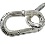 Bottega Veneta Chain Bracelet Necklace Set Silver Light Blue — view 7