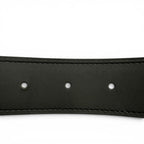 Hermes Constance Box Calf Togo Gold Logo Buckle Reversible Belt Khaki Black — view 8