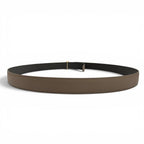 Hermes Constance Box Calf Togo Gold Logo Buckle Reversible Belt Khaki Black — view 3