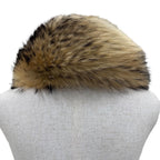 Hermes Raccoon Fur Tippet Fur Shawl Brown Scarf — view 5