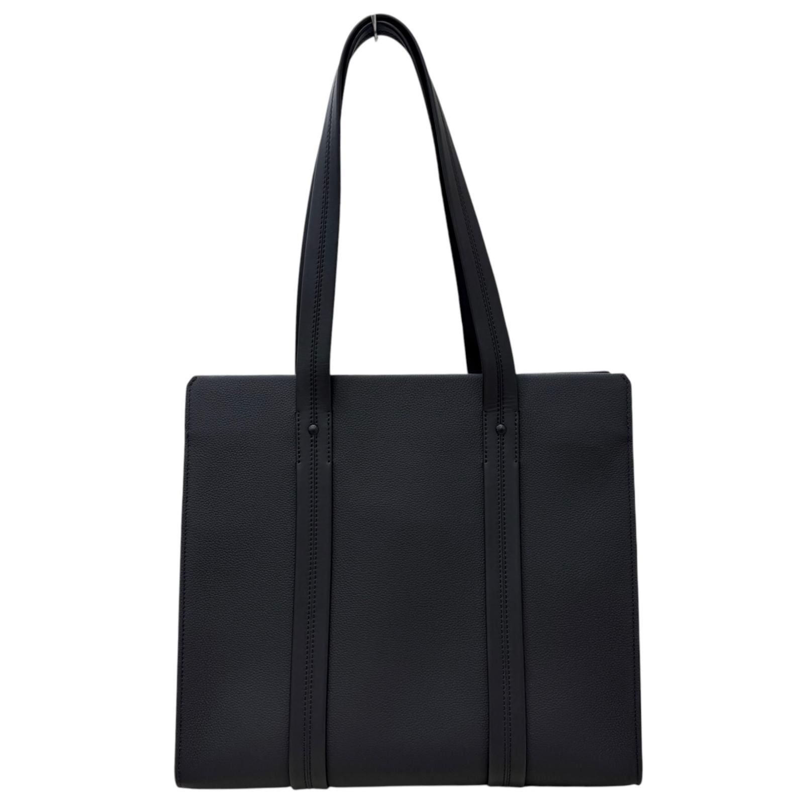Louis Vuitton LV Aerogram Takeoff Leather Tote Black — view 3