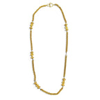 Chanel Vintage CC Logo Long Chain Necklace Gold with — view 4