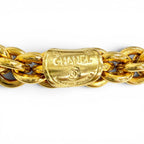 Chanel Vintage CC Logo Long Chain Necklace Gold with — view 8