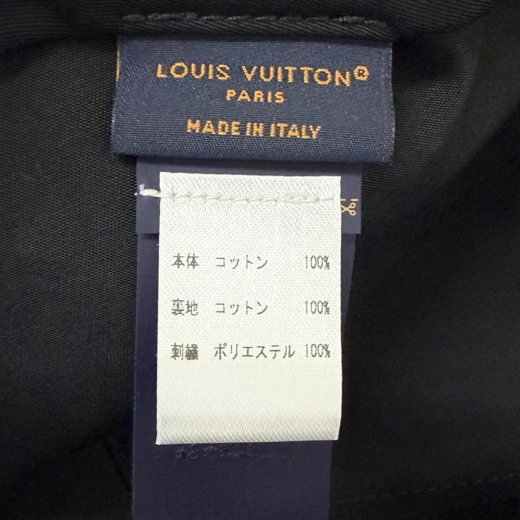 Louis Vuitton Cap Signature Logo Embroidery Baseball Cap Noir — view 9