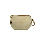 Gucci Vintage Micro GG Leather Shoulder Bag Crossbody Pochette Beige — view 3