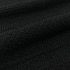 Chanel Tweed Skirt Knee Length Black Wool — view 7